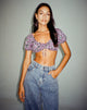 image de Haenji Crop Top in Lilac Blossom