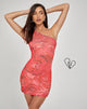 Image de Minaka Bodycon Dress in Rose Petal Red
