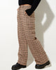 Image de Abba Pantalon à carreaux marron