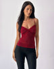 Image de Alcesta Cami Top in Heart Flock Maroon