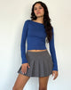 Image de Amabon Long Sleeve Top in Dazzling Blue