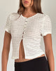 image de Anara Top in Crinkle Ivory