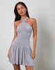 Image de Belasar Mini Robe en Cupro Lilac Grey