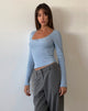 Image de Bovita Long Sleeve Top in Nantucket Blue