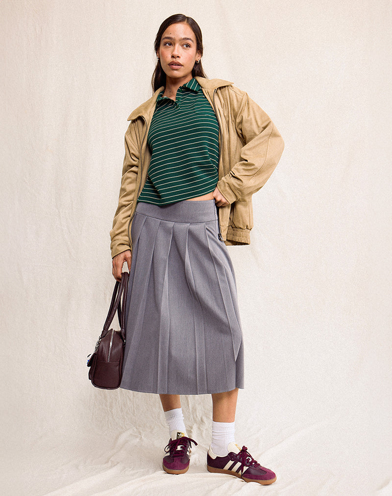 Chemise Bupolo, vert bouteille