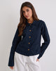 Image de Calva Boxy Jacket in Dark Navy