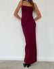 Image de Cantha Maxi Dress in Rib Burgundy