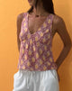 image de Cantika Top in Bohemian Batik Maroon Peach