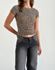 Image de Caripa Shirred Top in Country Check