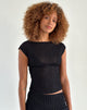 Image de Nova Top en Crinkle Jet Black