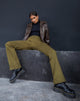 Image du pantalon Jopan en sergé olive foncé
