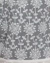Broderie florale Noir