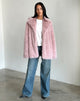 Image de la veste Lupita en fausse fourrure Dusty Pink