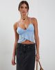 Image de Cojira Mesh Butterfly Top in Baby Blue