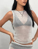 Image de Cosima Tank Top in Silver Chain