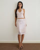 Image de Kavivi Midi Skirt in Sequin Baby Pink