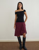 Image de Cuthbe One Shoulder Twist Top in Black