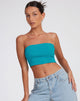 Image de Danela Bandeau Top in Tailoring Azure Blue