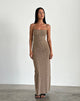 Image de Darsih Maxi Dress in Daisy Flock Light Brown