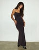 Image de Darsih Maxi Dress in Lips Flock Black