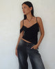 Image de Davila Top in Chiffon Black