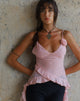 Image de Daytona Ruffle Top in Chiffon Pink