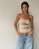 Image de MOTEL X JACQUIE Dayu Bandeau Crop Top in Coconut Milk