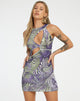 Image de Diraya Cutout Dress in Rave Optic