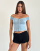 Image de Dovica Corset Top in Nantucket Blue
