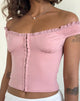 Image de Dovica Corset Top in Pink Lady