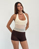 Image de Elagia Top in Sheer Texture Ivory