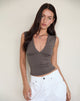 Image de Emberly Plunge Top in Peppercorn
