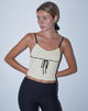 Image de Emonie Cami Top in Neutral with Black Binding