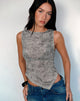 Image de la veste Etta en sheer mesh gris