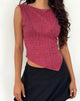 Image de Etta Vest Top in Burgundy
