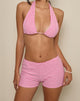 Image de Eunia Short in Stripe Towelling Pink