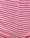 Serviette éponge à rayures rose