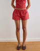 Image de Sumi Shorts in Cotton Dobby Red