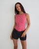 Image de Felia Tie Back Top in Red Gingham