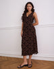 Image de Gabriela Midi Dress in Garden Floral Brown