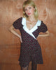 Image de Geles Mini Wrap Dress in Dark Rhoslyn Ditsy Print