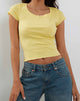 Image de Gordi Baby Tee in Lemonade