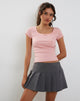 Image de Gordi Baby Tee en rose