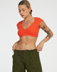 Image de Guanna Crop Top in Red
