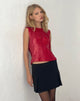 Image de Hala Vest Top in Sequin Red