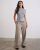 Image de Wasic Pantalon à jambes larges en Biscotti