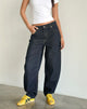 Image de High Rise Barrel Jean en Indigo