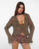 Image of Hirap Blouse with Scarf in Chiffon Coffee