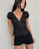 Image de Ilias Corset Top in Basic Polka Black