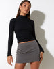 Image de Minijupe Ima en tailleur anthracite